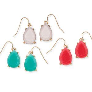 Premier Designs Gem Drops earrings (set of 3)